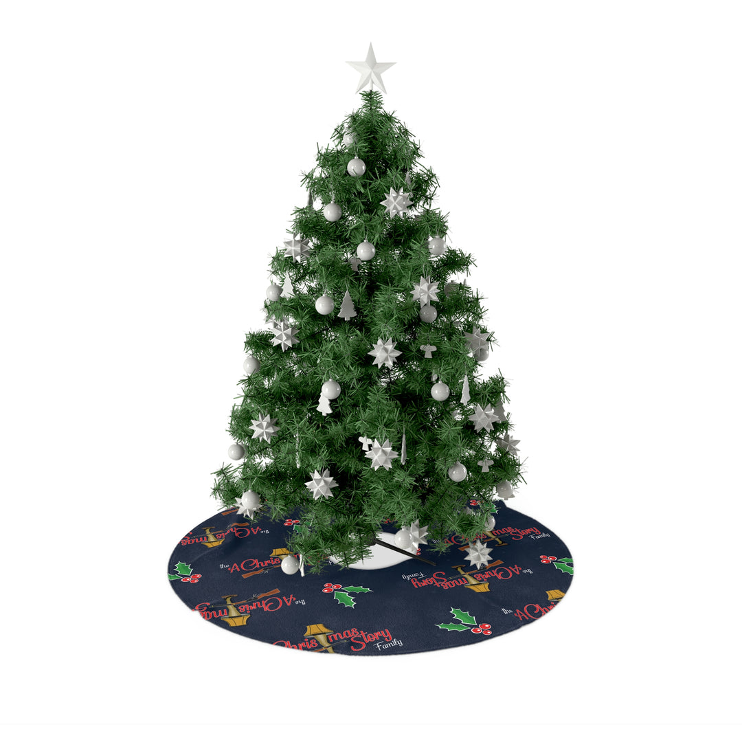 A Christmas Story "The ACSF Logo" Christmas Tree Skirt  (Tree Skirts are made from soft and plush fleece material)