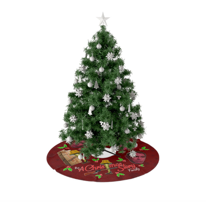 A Christmas Story Christmas Tree Skirt (soft and plush fleece material) - A Christmas Story Family