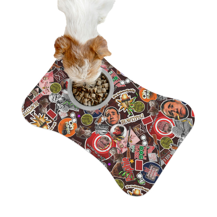 A Christmas Story "Surprise Collage" Pet Feeding Mats