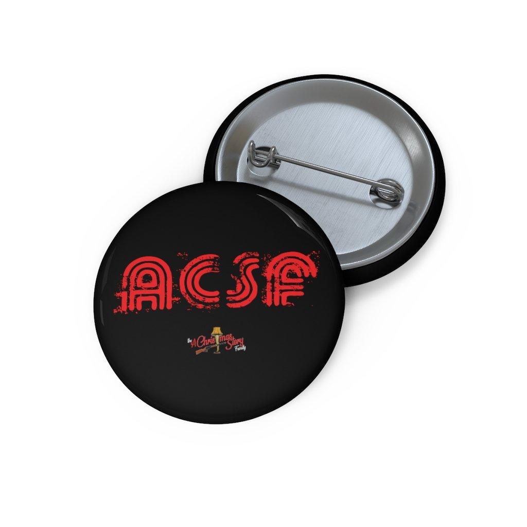 ACSF Grunge Custom Pin Buttons