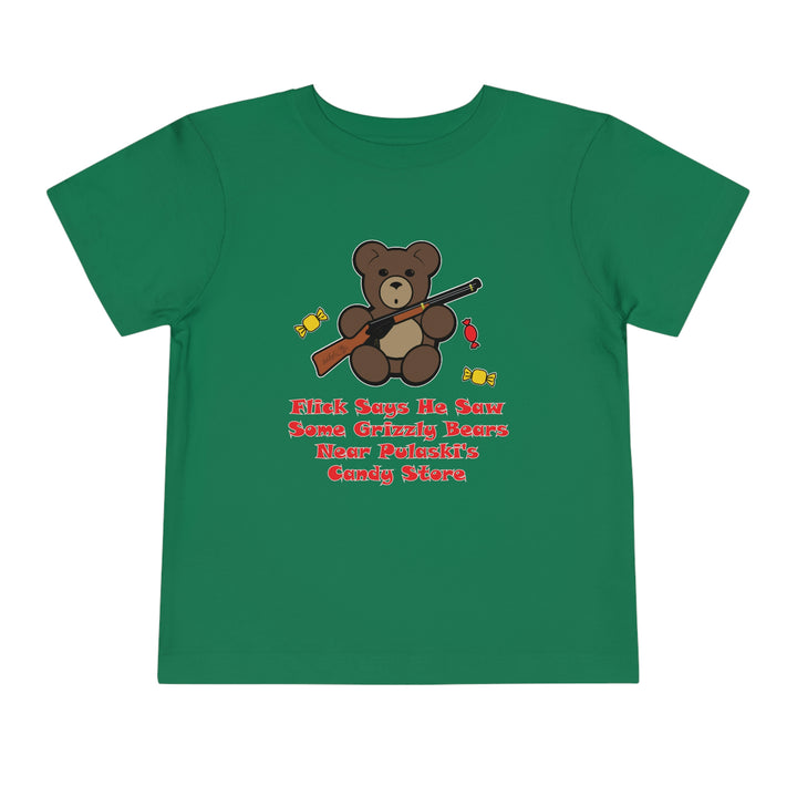 A Christmas Story "Grizzly Bears at the Candy Store" Toddler Short Sleeve Tee