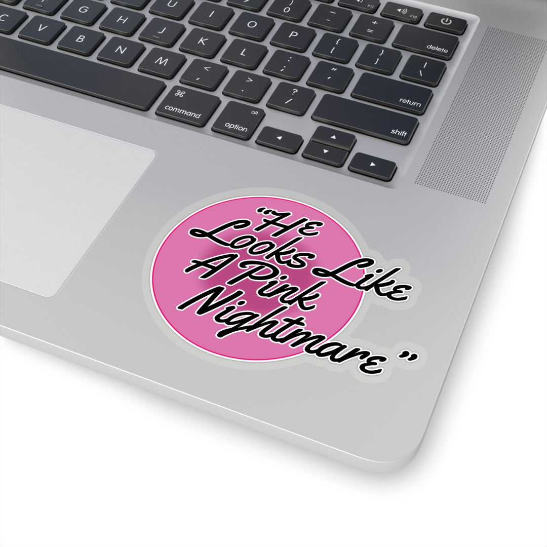 " He Looks Like A Pink Nightmare!" Quote Sticker - A Christmas Story Family
