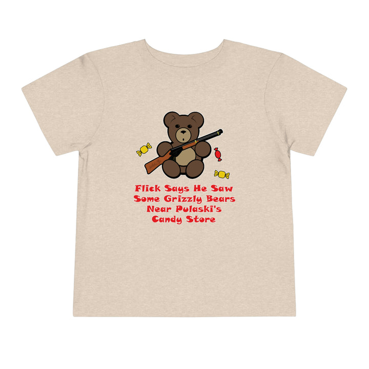 A Christmas Story "Grizzly Bears" Toddler Short Sleeve Tee