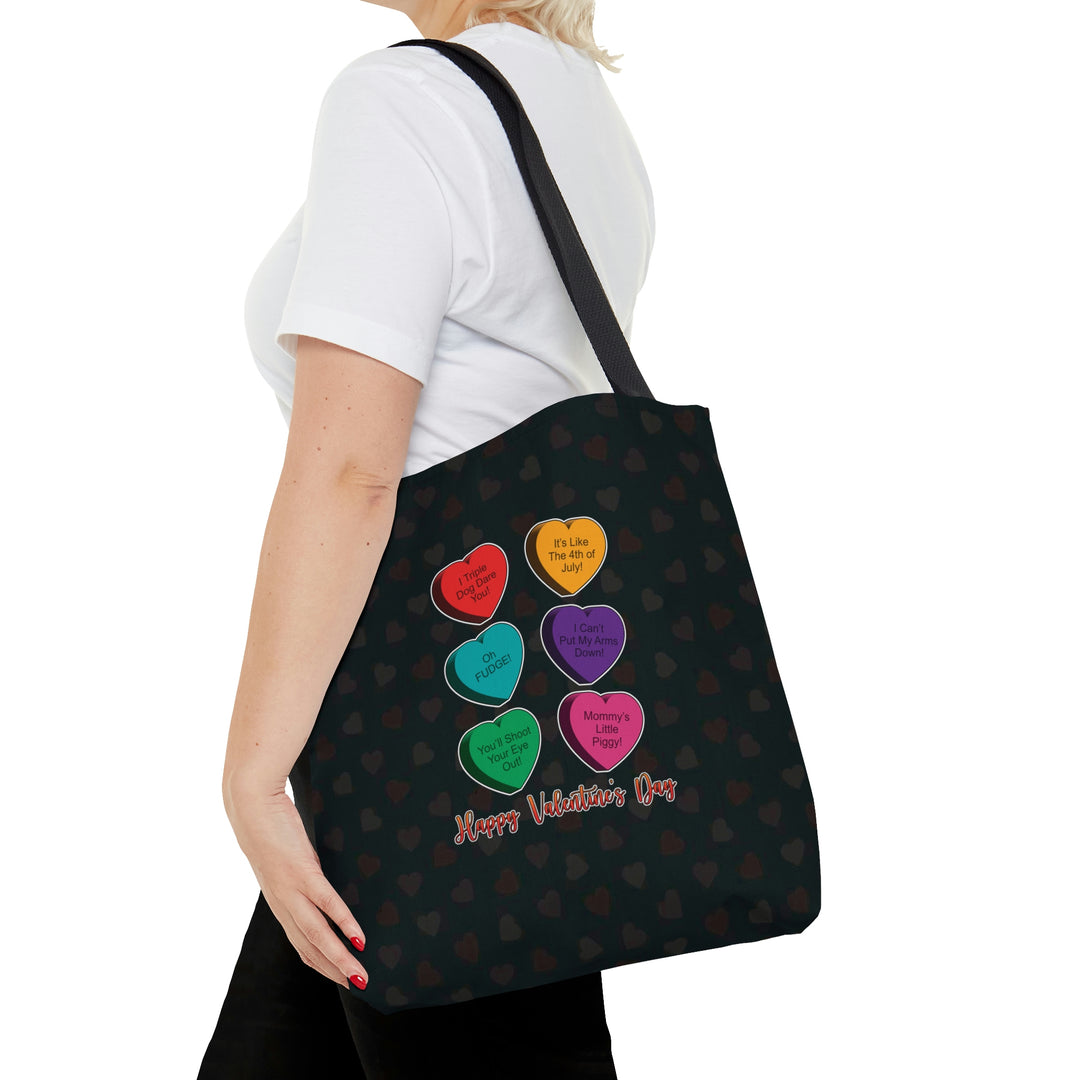 A Christmas Story "Valentine's Day Candy Hearts" Tote Bag