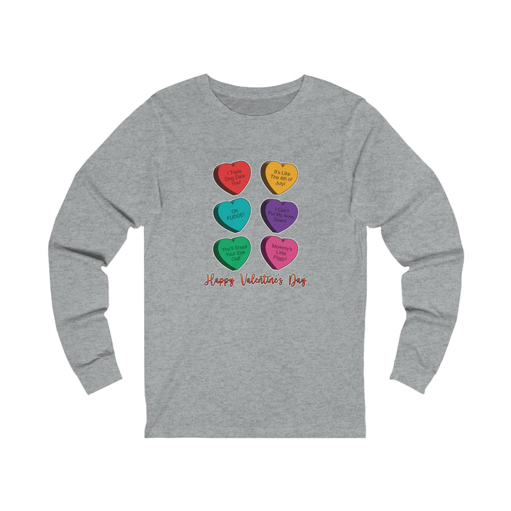 A Christmas Story "Valentine's Day Candy Hearts" Unisex Jersey Long Sleeve Tee