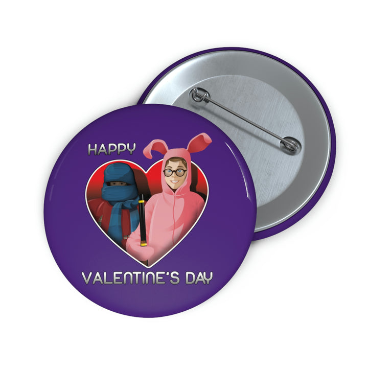 A Christmas Story "Valentine's Day Ralphie and Randy" Pin Buttons