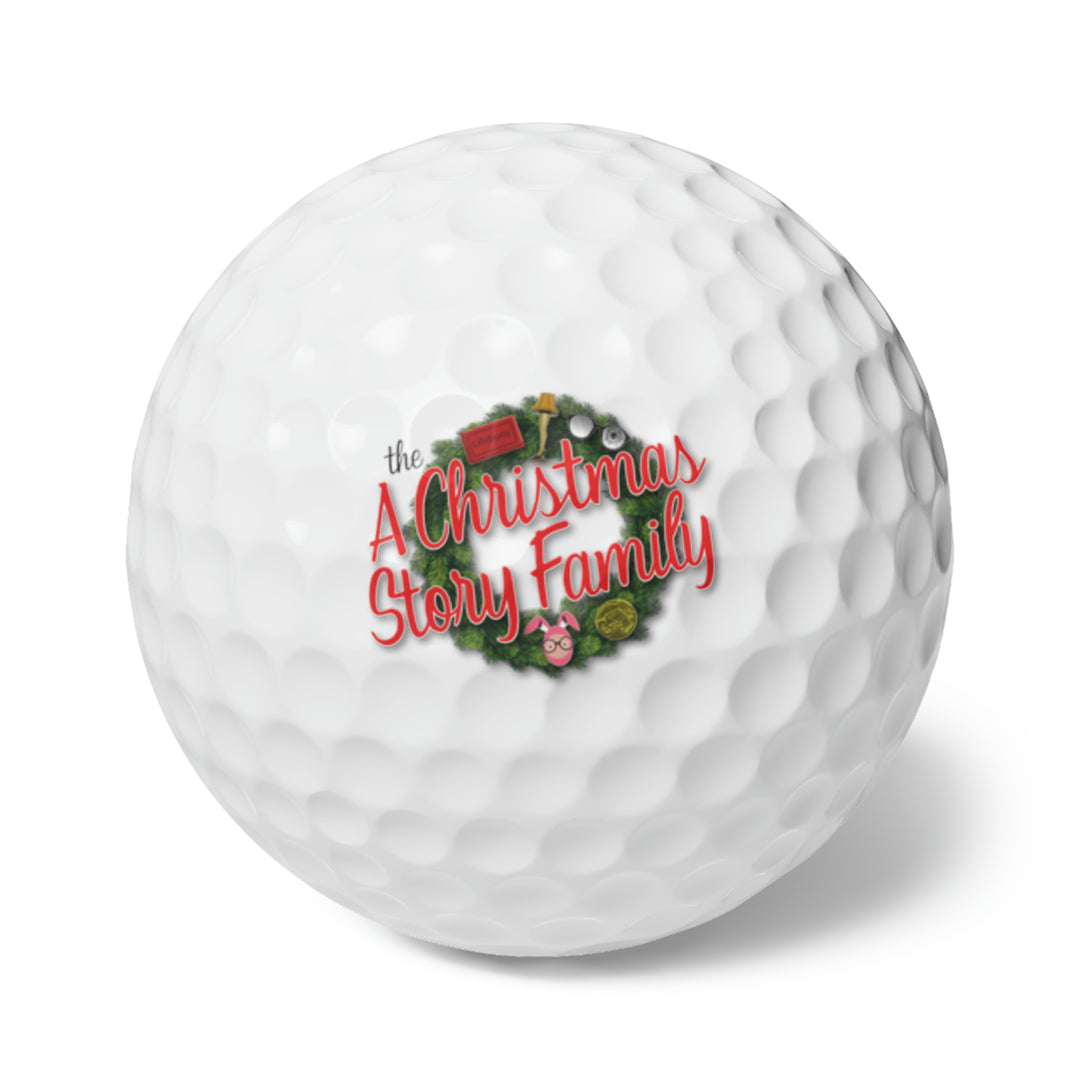 A Christmas Story "ACSF Wreath Logo" Golf Balls, 6pcs