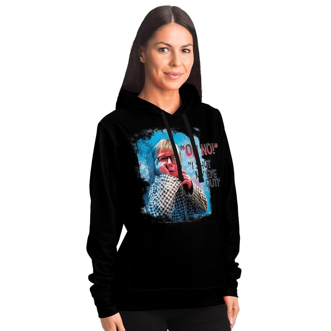 Black "Oh No! I shot my eye out!" Ralphie Unisex Hoodie