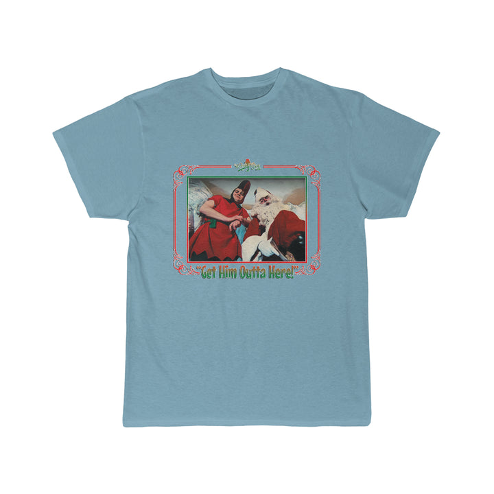 A Christmas Story "Get Him Outta Here" Men's Short Sleeve Tee, Relaxed Fit