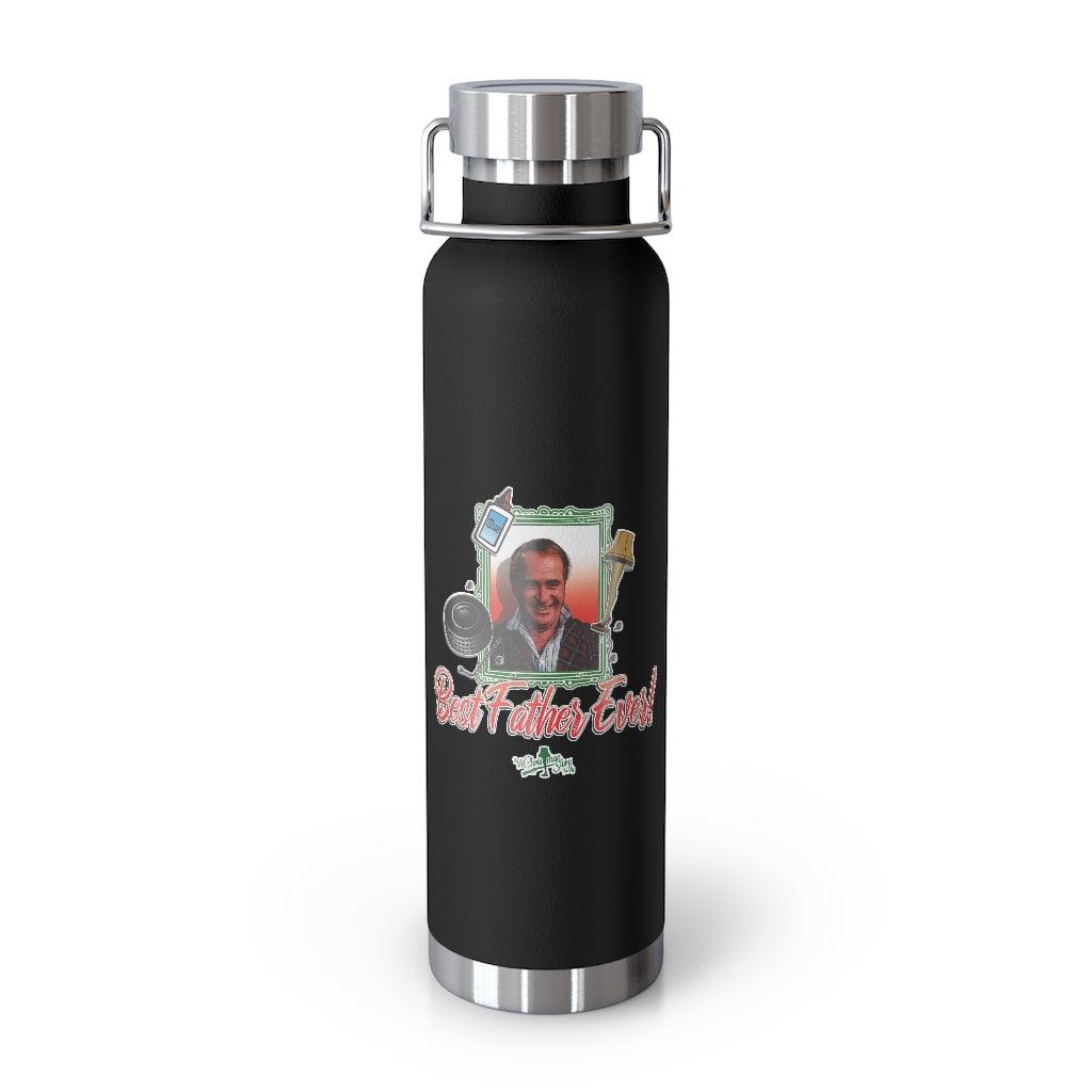 ACSF "Greatest Father Ever!" Copper Vacuum Insulated Bottle, 22oz
