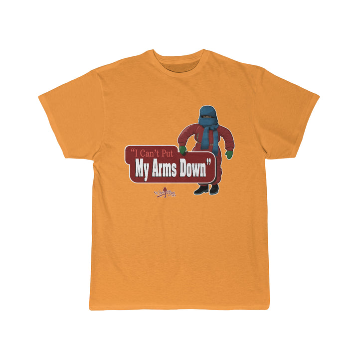 A Christmas Story (For A Limited Time) $20 t-shirt ACSF "I Can't Put My Arms Down!" Men's Short Sleeve Tee