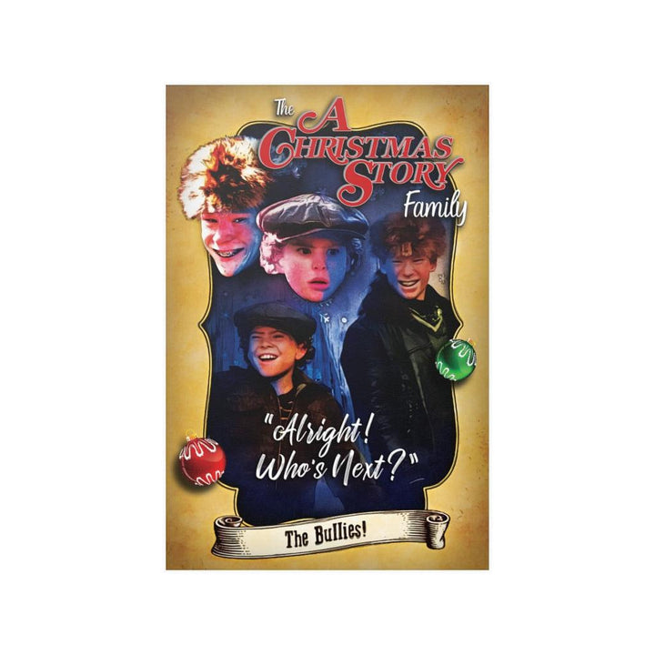 The "Bullies" A Christmas Story Poster