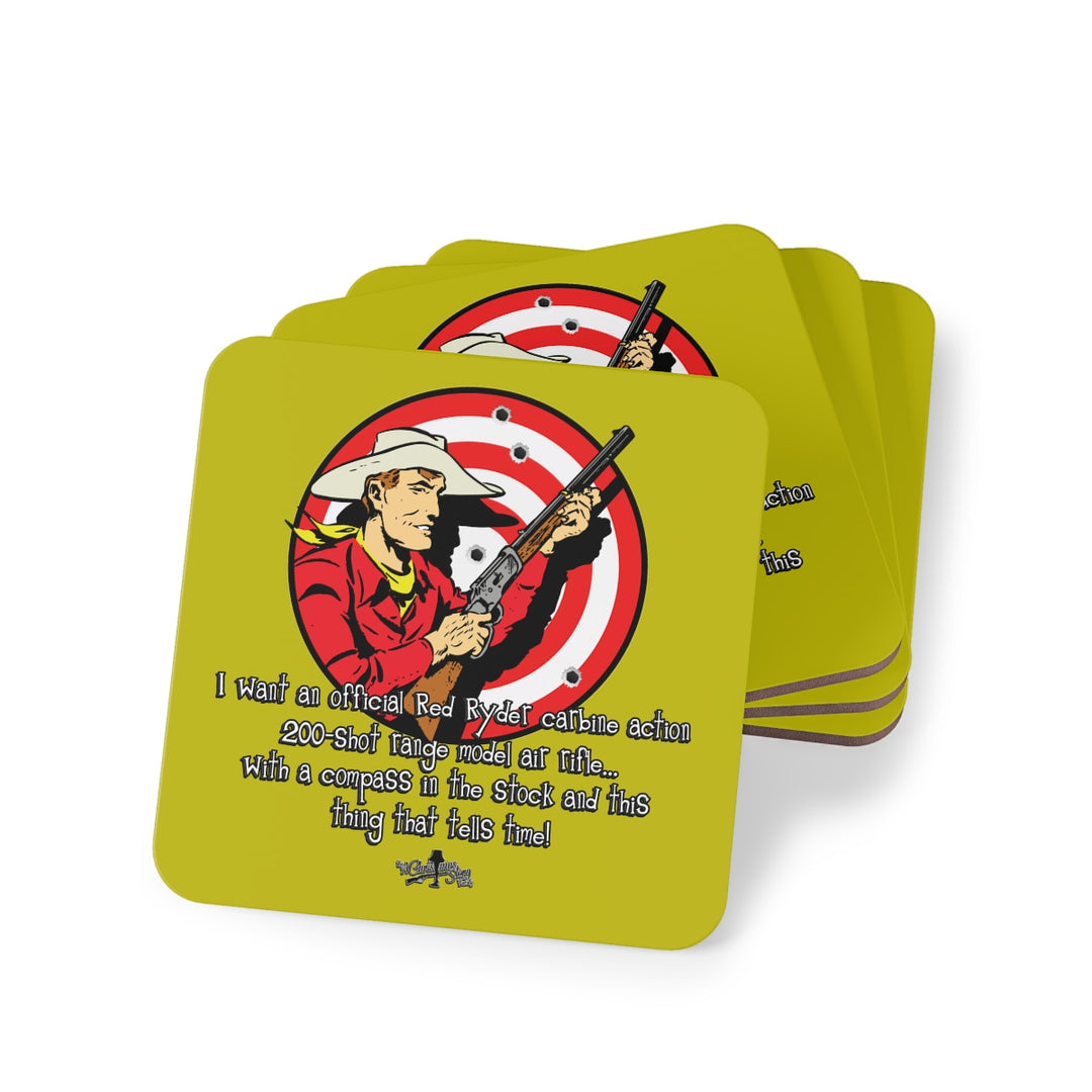 ACSF "Red Ryder Quote" Coasters