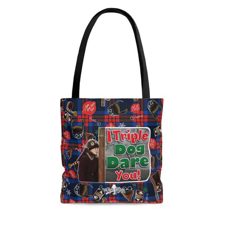 A Christmas Story "Triple Dog Dare!" AOP Tote Bag