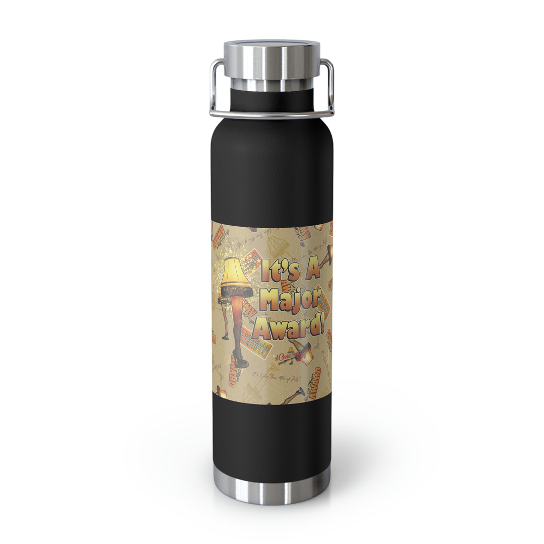 A Christmas Story "Leg Lamp Collage" Copper Vacuum Insulated Bottle, 22oz