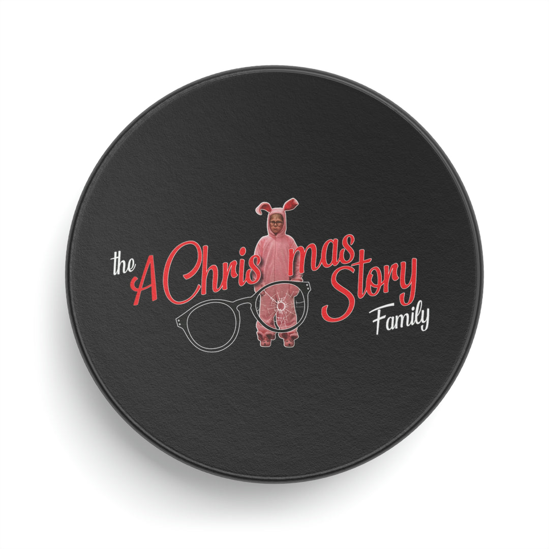 A Christmas Story "Pink Nightmare Logo" Hockey Puck