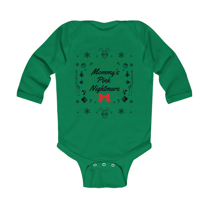 A Christmas Story "Mommy's Pink Nightmare" Infant Long Sleeve Bodysuit