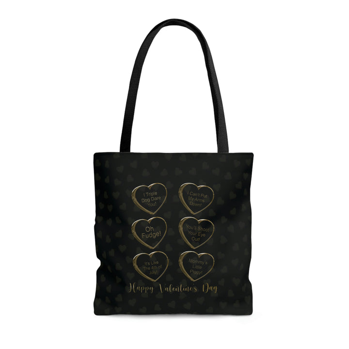 A Christmas Story "VIP Valentine's Day Candy Hearts Logo" Tote Bag - Perfect for Your Inner Circle