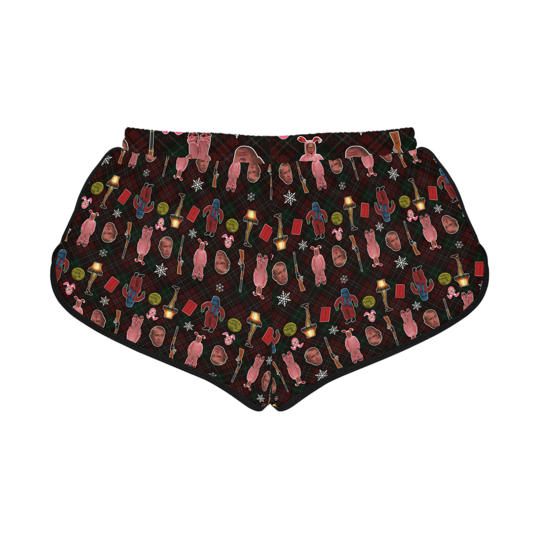 A Christmas Story Icons Collage Women's Relaxed Shorts