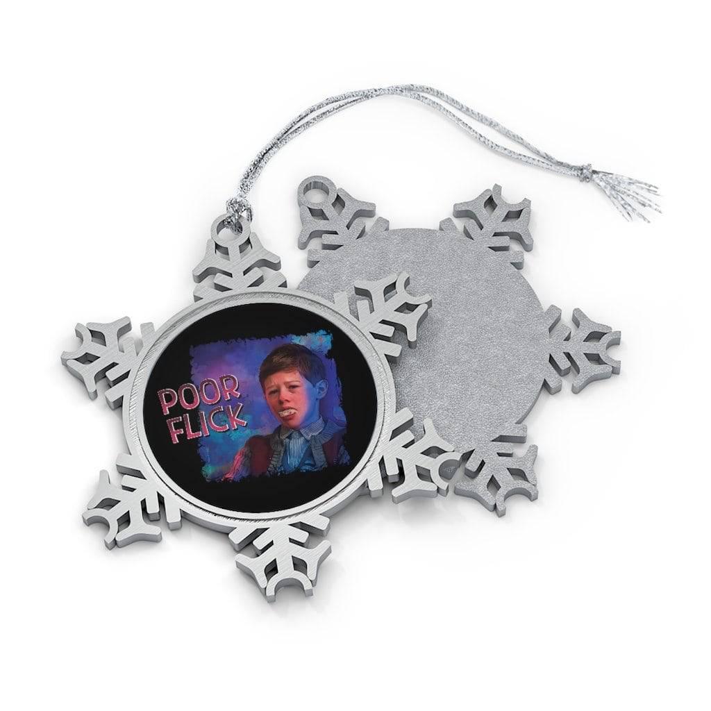"Flick" Pewter Snowflake Ornament