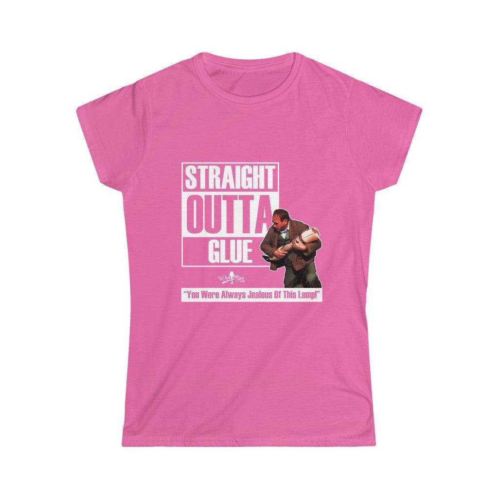 (For A Limited Time) $20 t-shirt ACSF "Straight Outta Glue" Women's Short Sleeve Tee