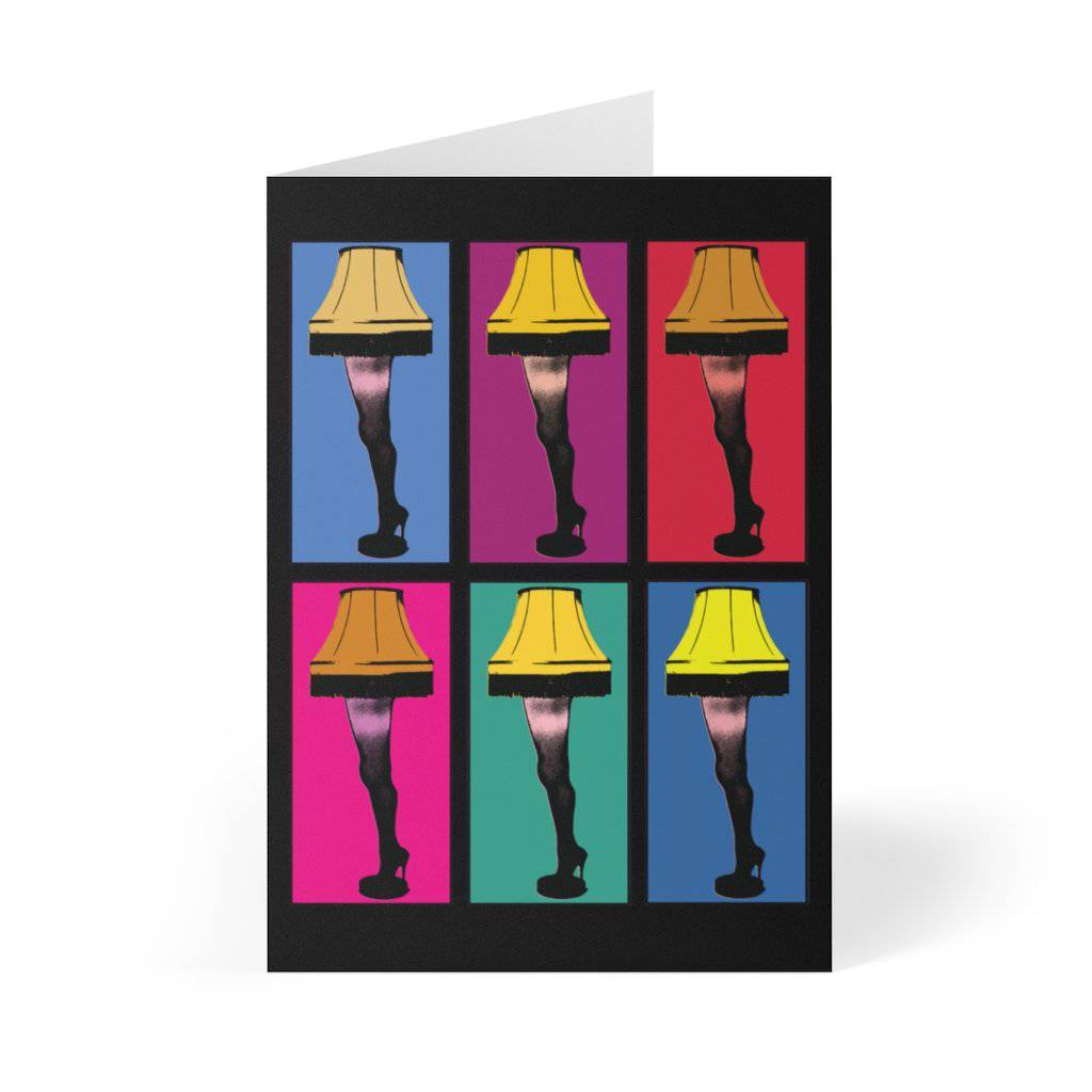 Leg Lamps Greeting Cards (8 pcs Envelopes Included) Artist "Richard Treebus"
