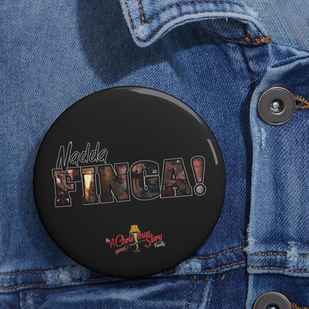 "Naddafinga! Letter Collage" Pin Buttons