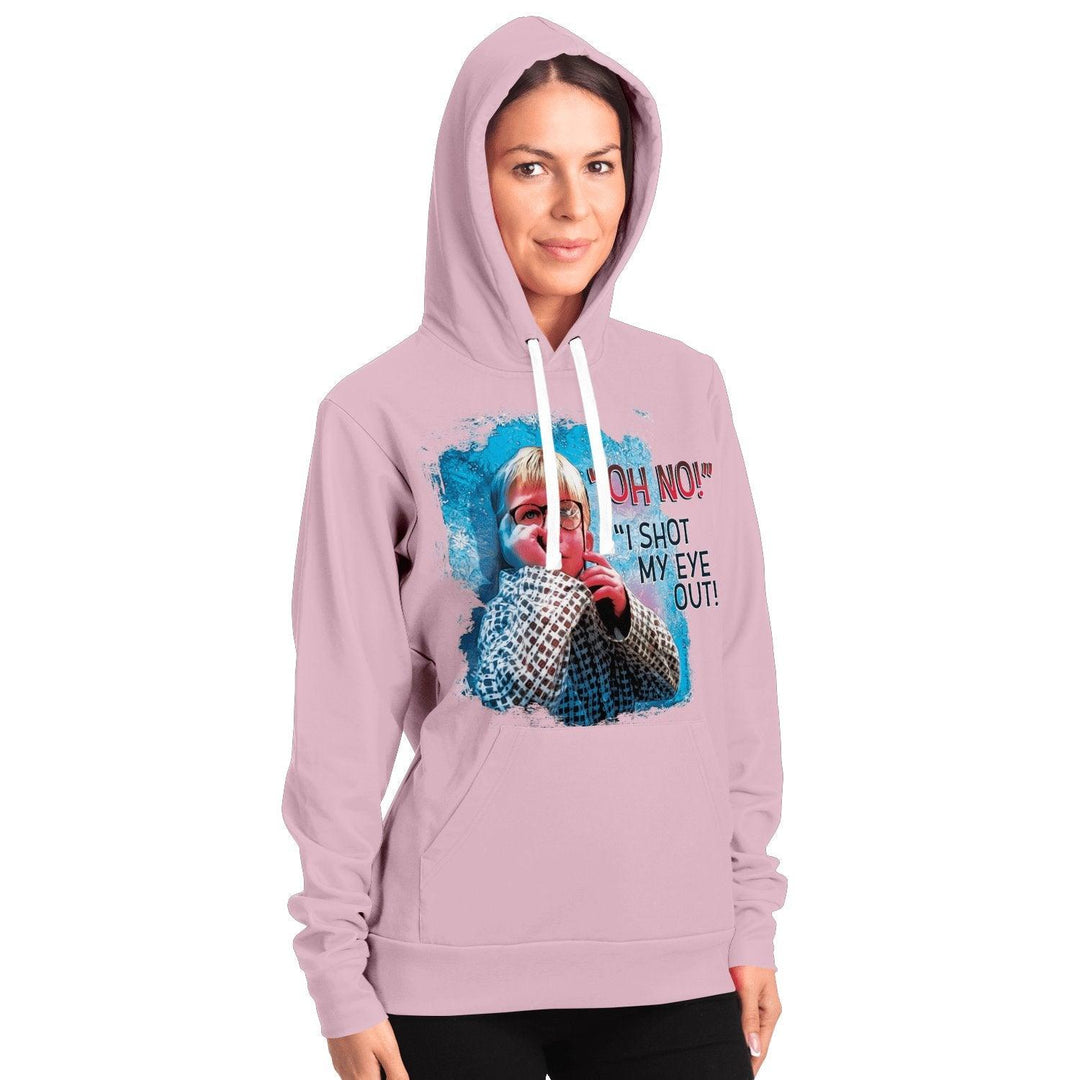 Off Pink "Oh No! I shot my eye out!" Ralphie Unisex Hoodie