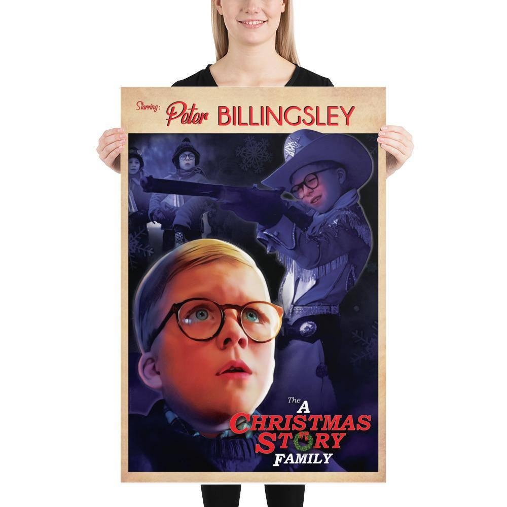 Ralphie "Old Style" A Christmas Story Photo paper poster