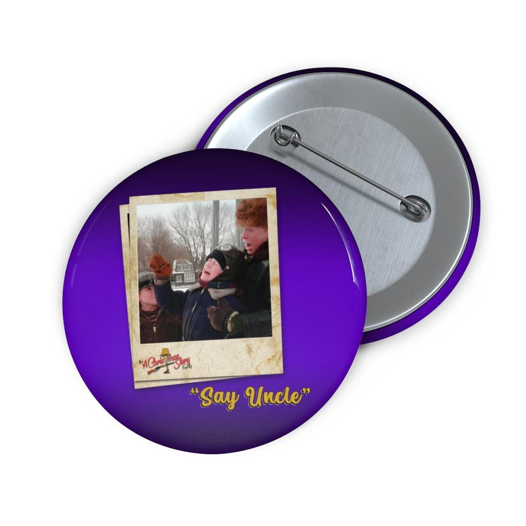 "Say Uncle" Polaroid Pin Buttons