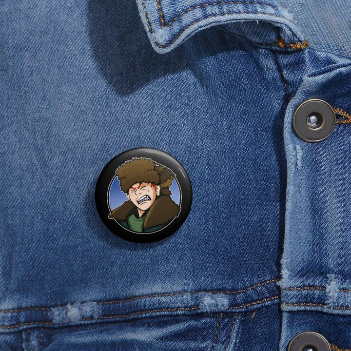 Scut Farkus Cartoon Face Custom Pin Buttons
