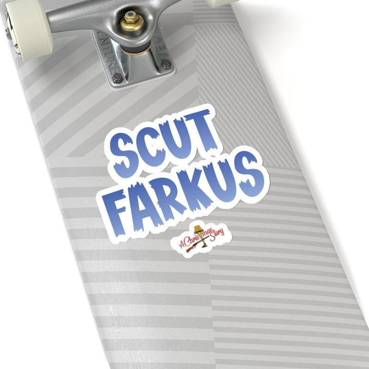 Scut Farkus Cartoon Name Sticker