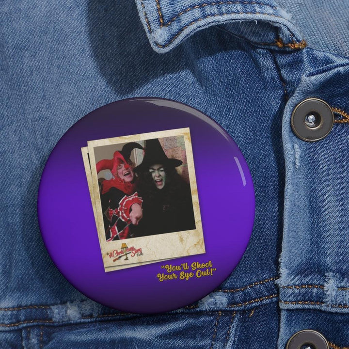 "The Mom & Miss Shields" Polaroid Pin Buttons