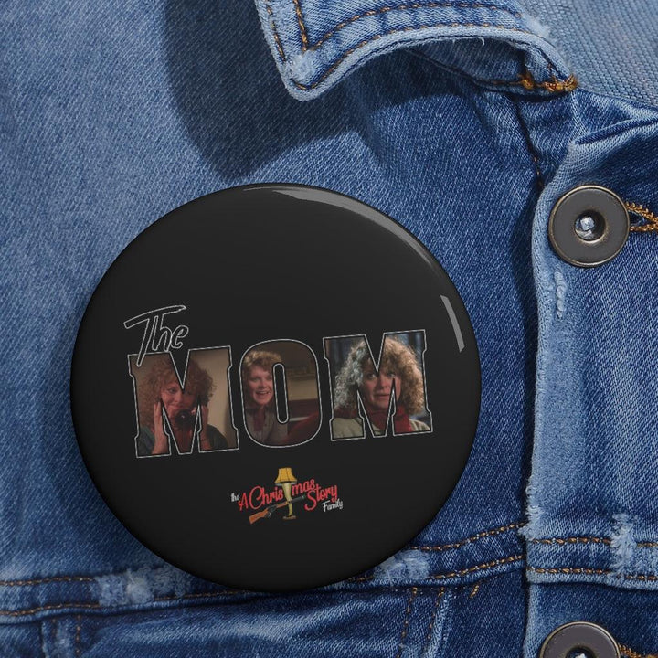 "The Mom Letter Collage" Pin Buttons