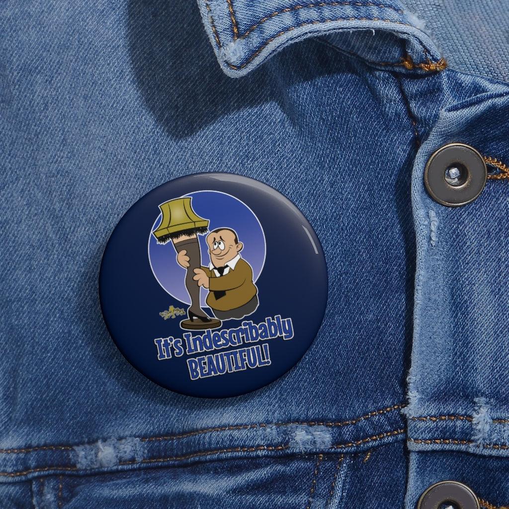 "The Old Man Cartoon" Pin Buttons