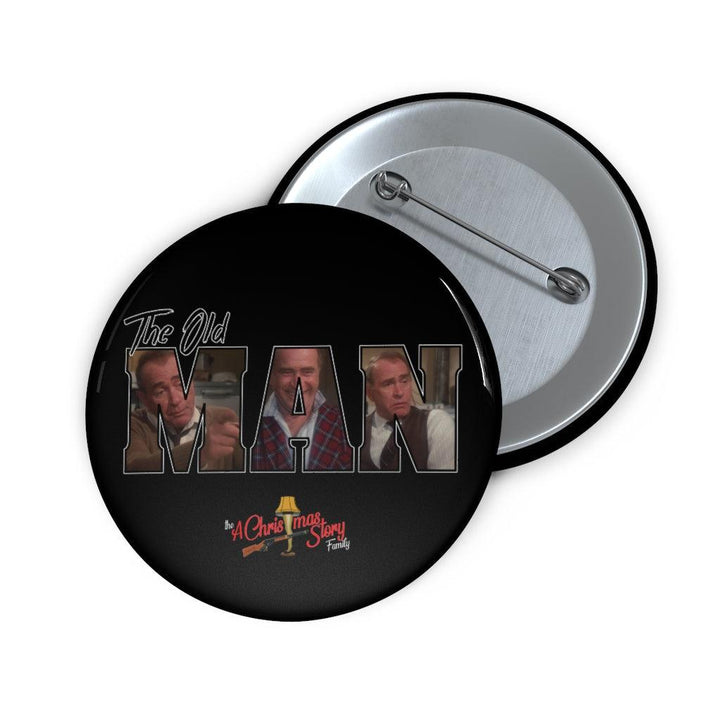 "The Old Man Letter Collage" Pin Buttons